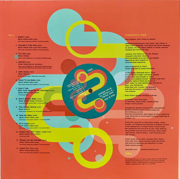 She & Him : Melt Away: A Tribute To Brian Wilson (LP, Blu)