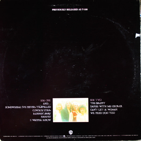 Ambrosia (2) : Somewhere I've Never Travelled (LP, Album, RE)