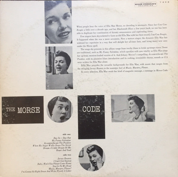 Ella Mae Morse : The Morse Code (LP, Album, Mono)