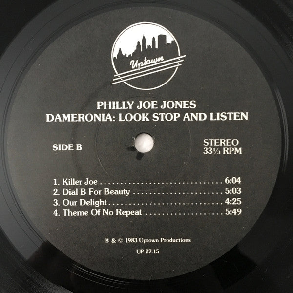 Philly Joe Jones* / Dameronia Featuring Johnny Griffin : Look Stop Listen (LP, Album)
