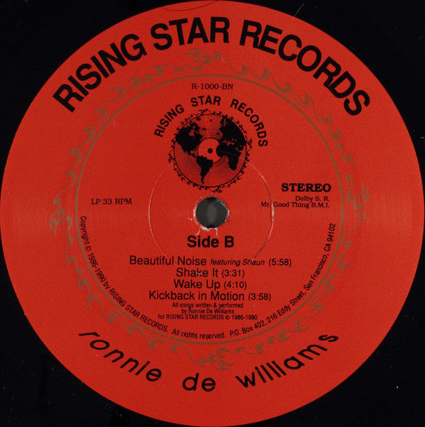 Ronnie De* : Beautiful Noise (LP)