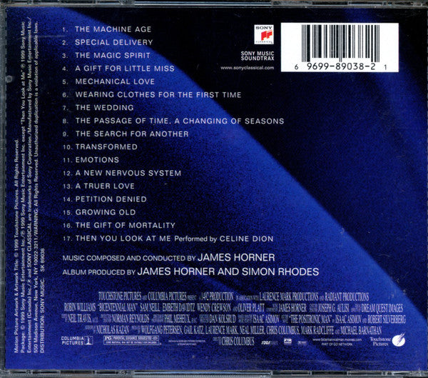 James Horner : Bicentennial Man - Original Motion Picture Soundtrack (CD, Album)