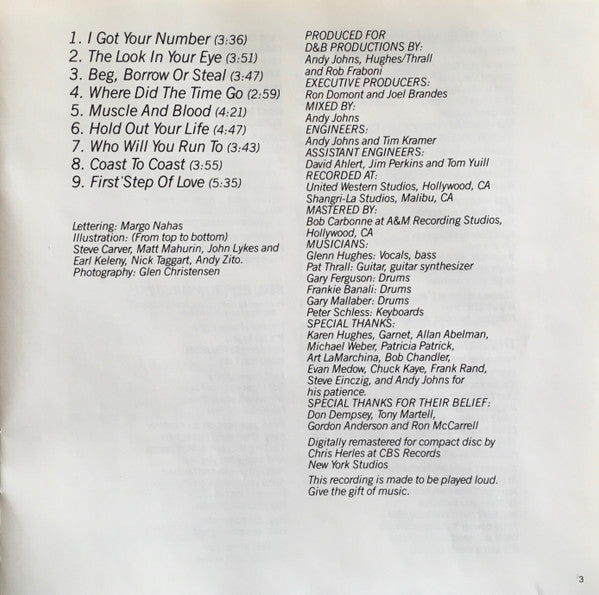 Hughes / Thrall : Hughes / Thrall (CD, Album, RE, RM)