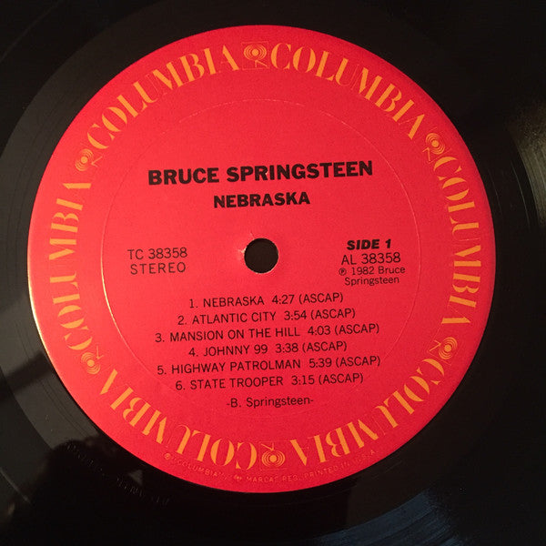 Bruce Springsteen : Nebraska (LP, Album, Car)