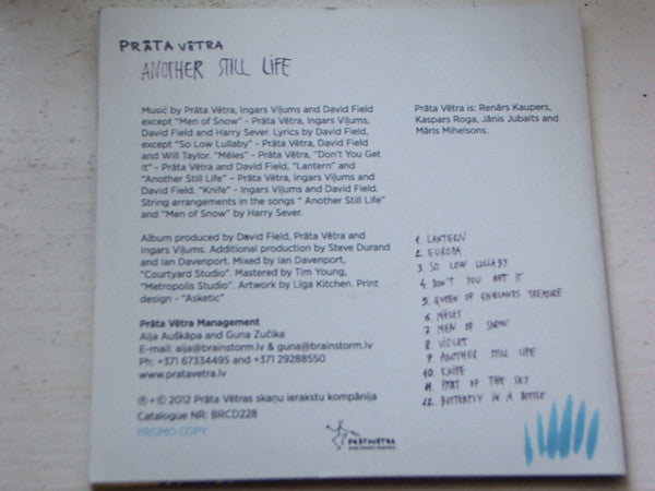 Prāta Vētra : Another Still Life (CD, Album, Promo)