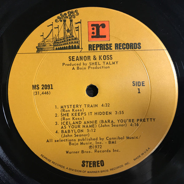 John Seanor & Ron Koss : Seanor & Koss (LP)