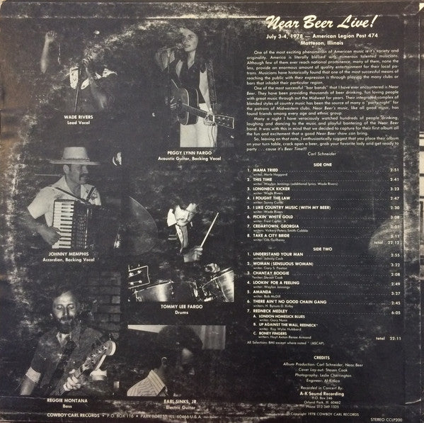 Near Beer : Near Beer, Last Night (LP, Album)