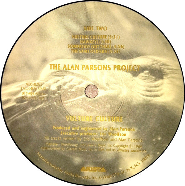 The Alan Parsons Project : Vulture Culture (LP, Album, Ele)