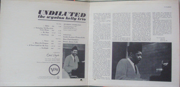 Wynton Kelly Trio : Undiluted (LP, Album, Mono)