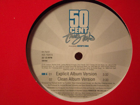 50 Cent Featuring Destiny's Child : Thug Love (12")