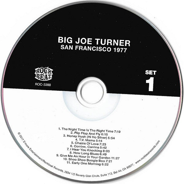 Big Joe Turner Featuring Mike Bloomfield : San Francisco 1977 (2xCD, Comp)
