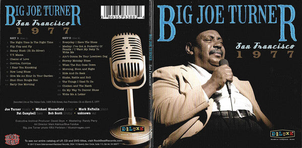 Big Joe Turner Featuring Mike Bloomfield : San Francisco 1977 (2xCD, Comp)