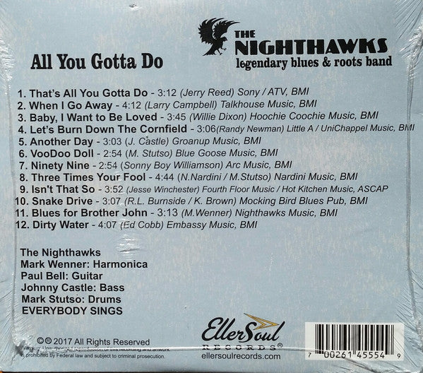 The Nighthawks (3) : All You Gotta Do (CD, Album)