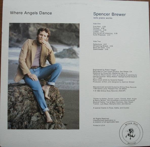 Spencer Brewer : Where Angels Dance (LP, Album)