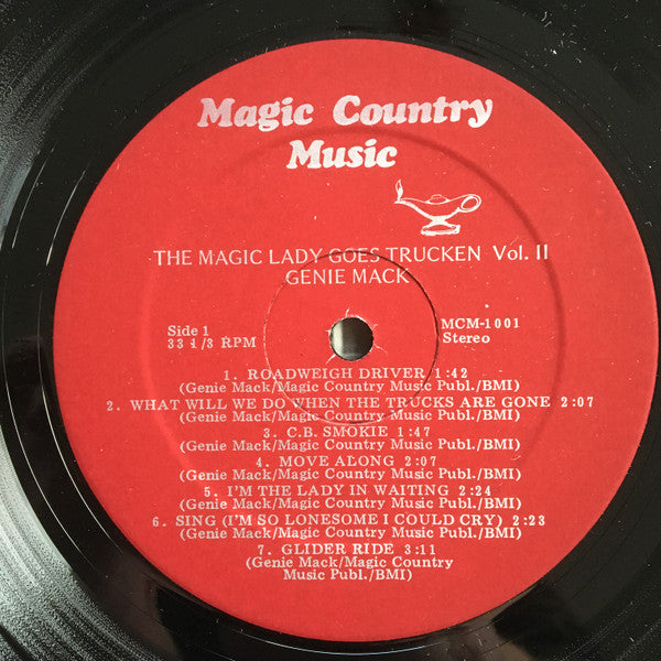 Genie Mack : The Magic Lady Goes Trucken Vol. II (LP, Album)