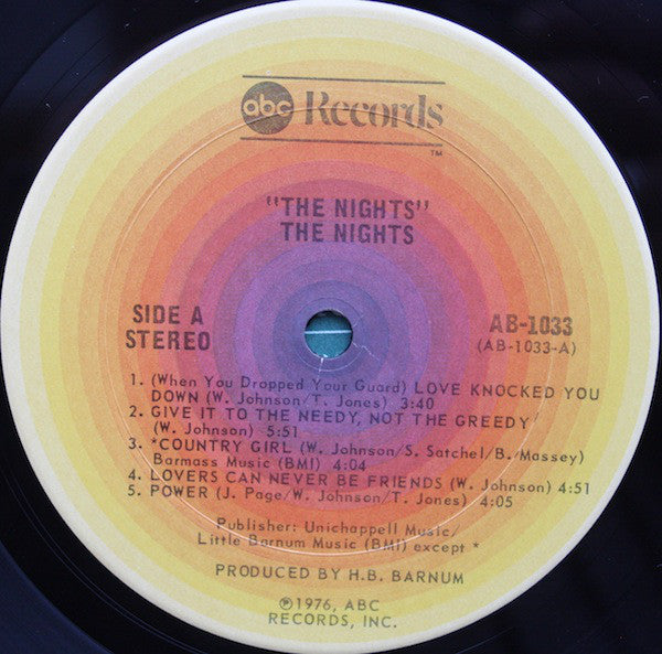 The Nights : The Nights (LP, Album)