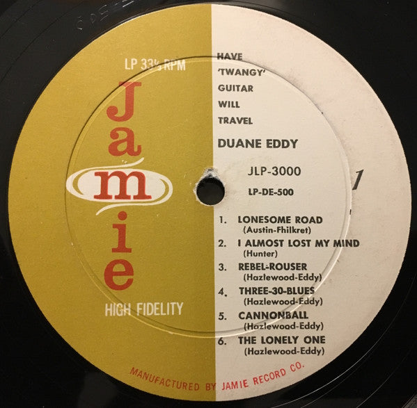 Duane Eddy : Have 'Twangy' Guitar Will Travel (LP, Album, Mono)