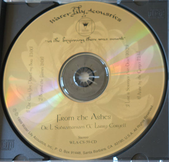 L. Subramaniam & Larry Coryell : From The Ashes (CD, Album)