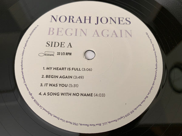 Norah Jones : Begin Again (LP, Album)