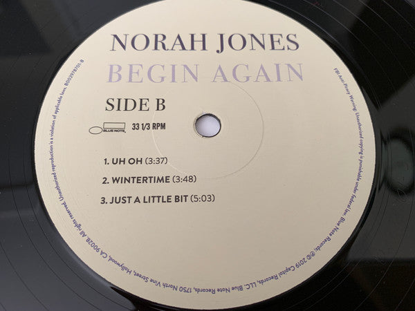 Norah Jones : Begin Again (LP, Album)