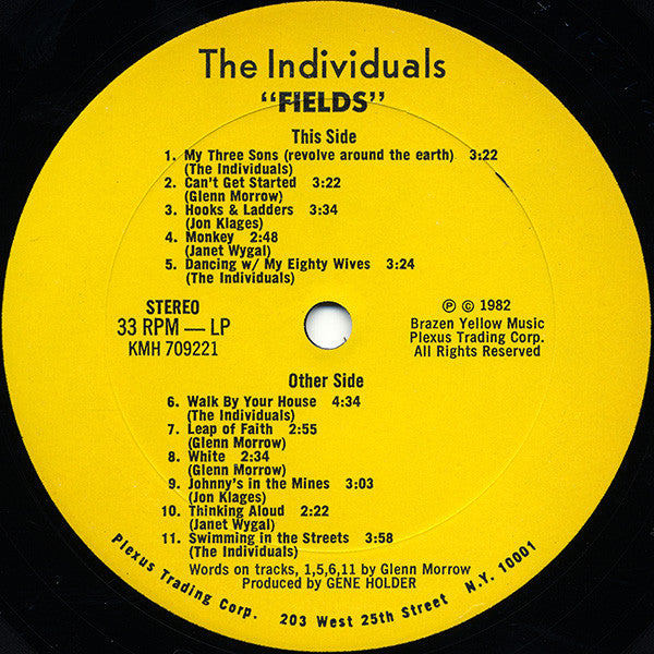The Individuals (9) : Fields (LP, Album)
