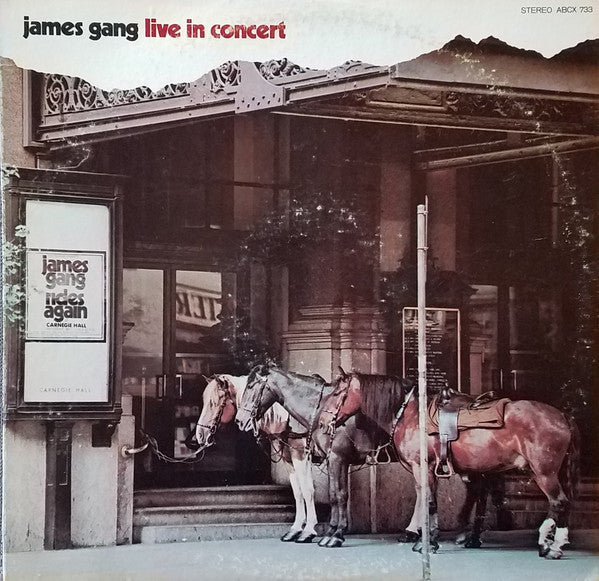 James Gang : Live In Concert (LP, Album, Pit)