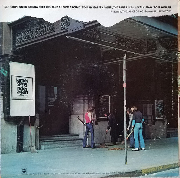 James Gang : Live In Concert (LP, Album, Pit)