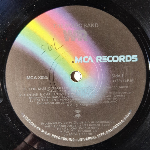 War : The Music Band (LP, Album, Gat)