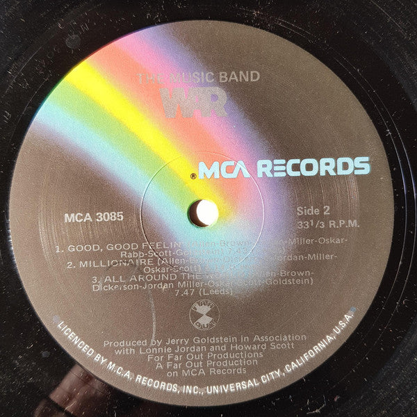 War : The Music Band (LP, Album, Gat)