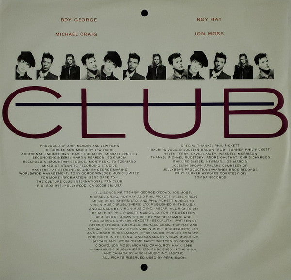 Culture Club : From Luxury To Heartache (LP, Album)