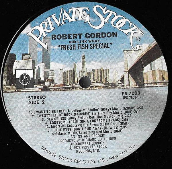 Robert Gordon (2) W/ Link Wray : Fresh Fish Special (LP, Album)