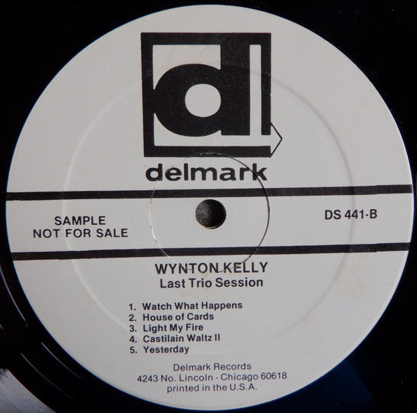Wynton Kelly : Last Trio Session (LP, Album, Promo, RE)
