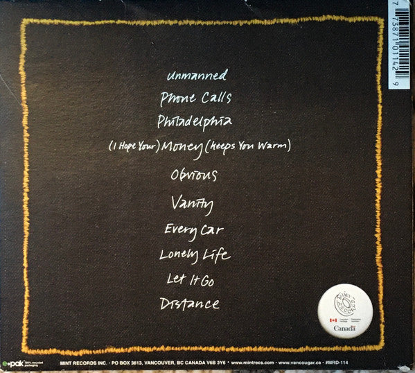 Vancougar : Canadian Tuxedo (CD, Album)