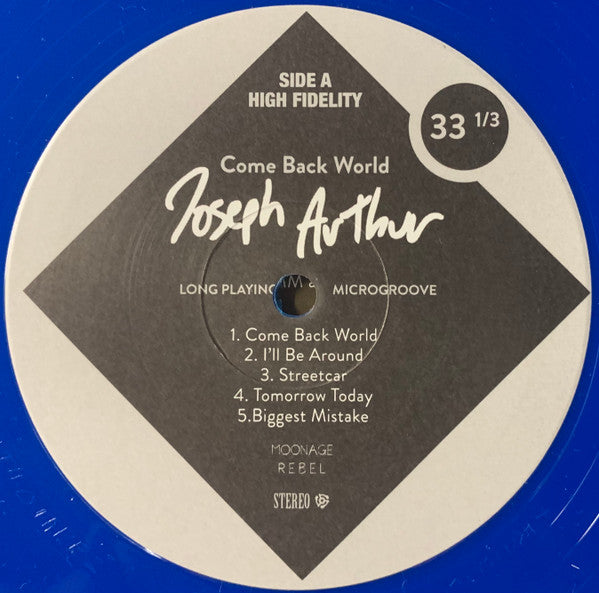 Joseph Arthur : Come Back World (LP, Ltd, Blu)