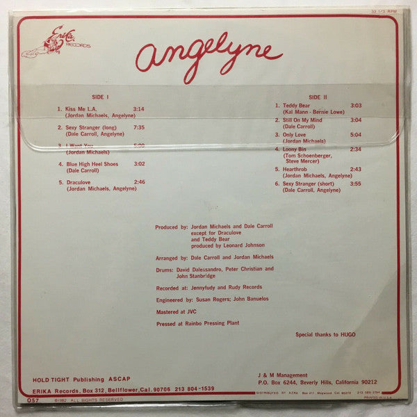 Angelyne : Angelyne (LP, Album, Pic, RP)