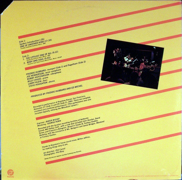 Freddie Hubbard : Keystone Bop (LP, Album)