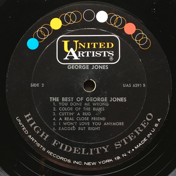 George Jones (2) : The Best Of George Jones (LP, Comp)