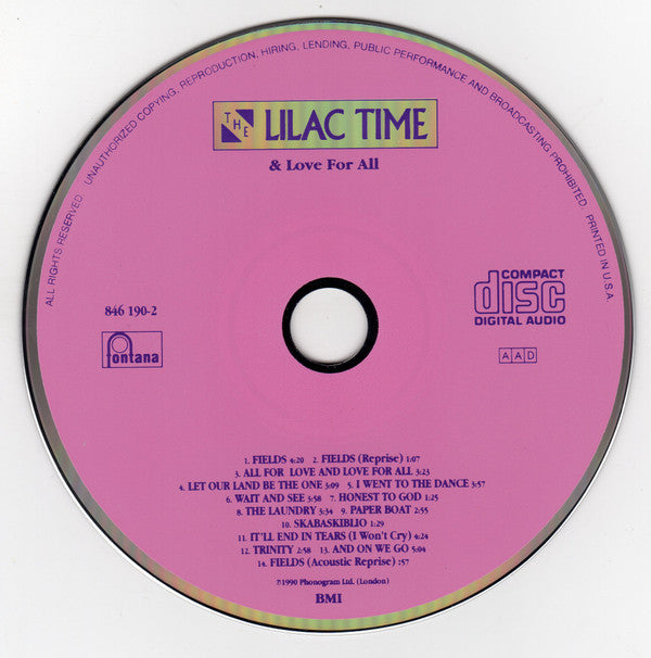 The Lilac Time : & Love For All (CD, Album)