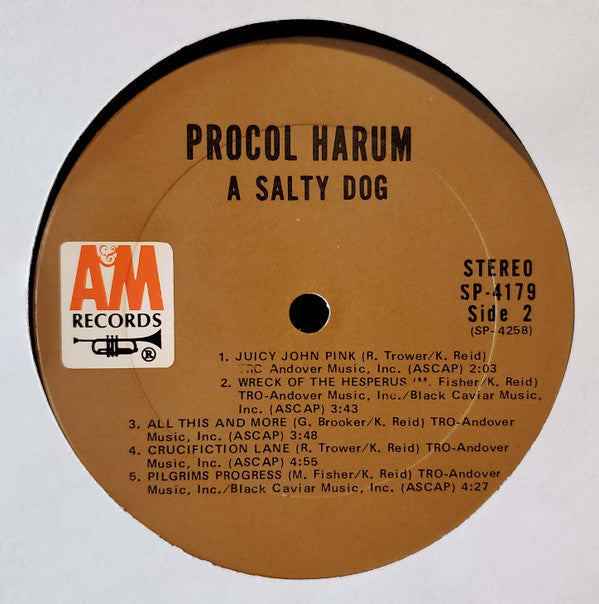 Procol Harum : A Salty Dog (LP, Album, Ter)
