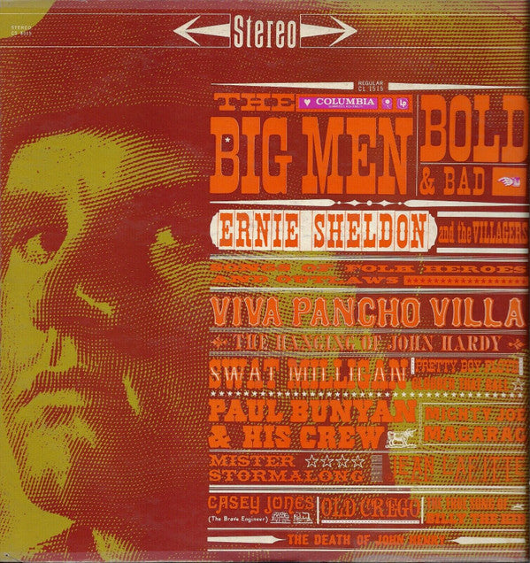 Ernie Sheldon : Big Men Bold And Bad (LP, Comp)