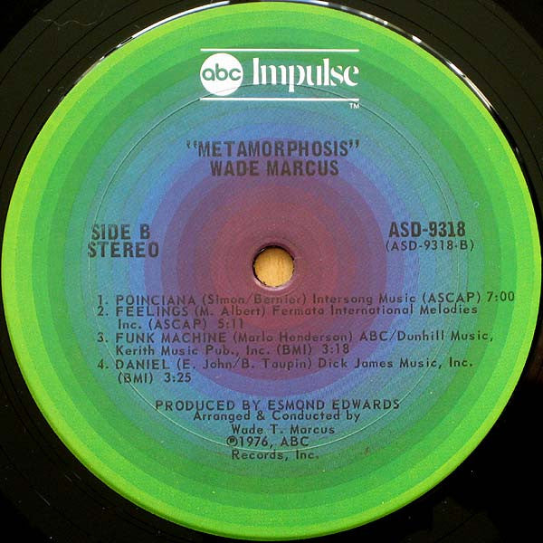 Wade Marcus : Metamorphosis (LP, Album)