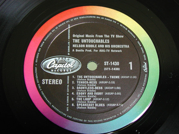 Nelson Riddle : The Untouchables (LP, Album, Scr)