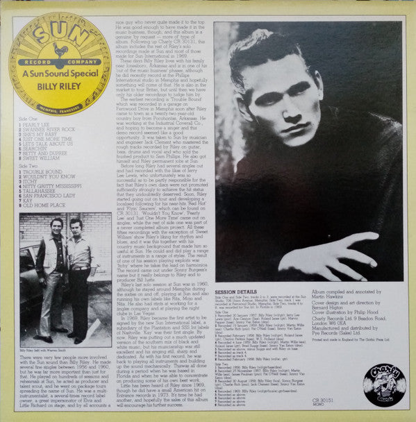 Billy Lee Riley : Sun Sound Special (LP, Comp, Mono, RE)