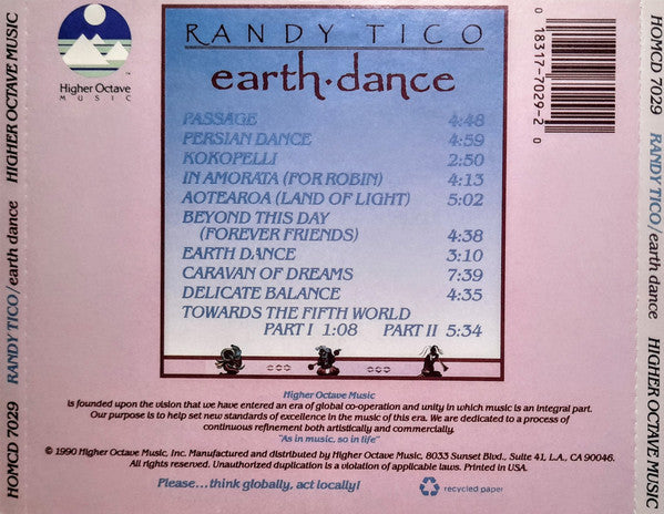 Randy Tico : Earth Dance (CD, Album)