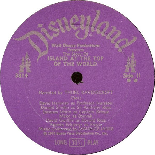 Walt Disney : The Island At The Top Of The World (LP)