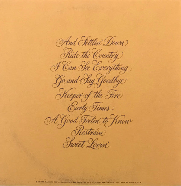 Poco (3) : A Good Feelin' To Know (LP, Album, Ter)
