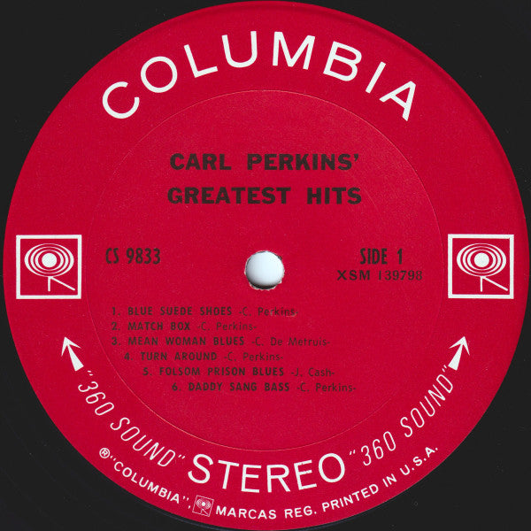 Carl Perkins : Carl Perkins' Greatest Hits (LP, Album, Ter)