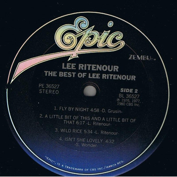 Lee Ritenour : The Best Of Lee Ritenour (LP, Comp)