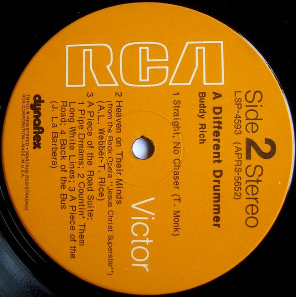 Buddy Rich : A Different Drummer (LP, Album, Dyn)