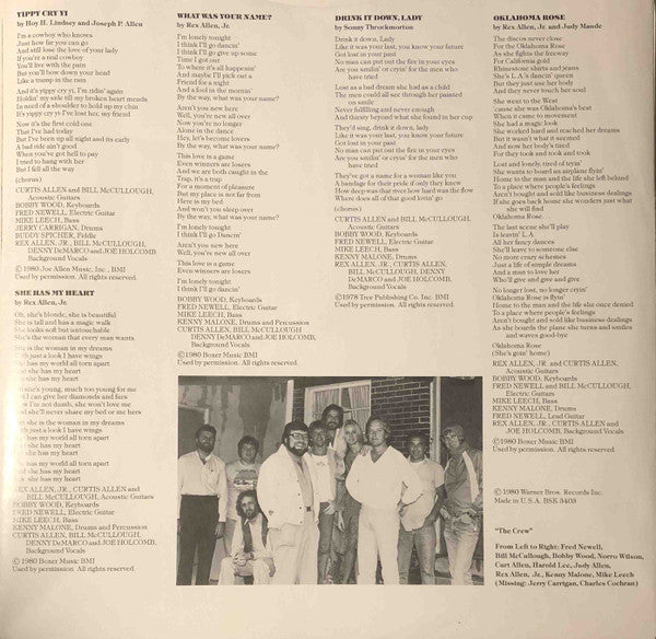 Rex Allen Jr. : Oklahoma Rose (LP, Album, Jac)